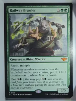 Railway Brawler - M175 - MTG - Outlaws of Thunder Junction (OTJ) - Image 1