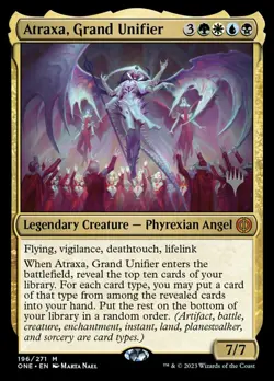 [1x] Atraxa, Grand Unifier - Promo Pack Near Mint, English Phyrexia: All Will Be - Image 1