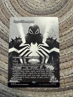OPPOSITION AGENT [Borderless] - Mythic - MAR Marvel Spider-Man Bonus Sheet MTG - Image 1