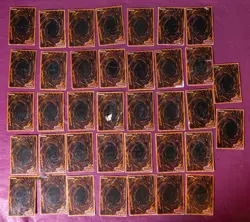 Lot of 37 Yu-Gi-Oh! Cards with Case - Heavy Use - Some Rares - Image 2