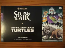 MTG Secret Lair x TMNT VHS Villains Foil - Sealed - Image 1