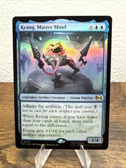 Krang, Master Mind - Foil R 0043 -MTG TMT Teenage Mutant Ninja Turtles - Image 1