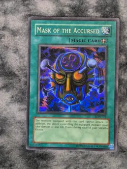 Mask of the Accursed Foil YUGIOH Card LON-019 56948373 - Image 1