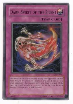 Yu-Gi-Oh! Dark Spirit Of The Silent #LON-079 Light Play - Image 1