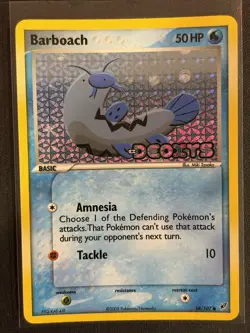Pokemon Barboach EX Deoxys 54/107 Reverse Holo Common 2005 - Image 1