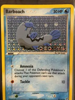 Pokemon Barboach EX Deoxys 54/107 Reverse Holo Common 2005 - Image 3