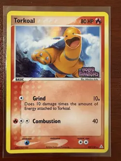 Pokemon TCG Torkoal 33/110 Reverse Holo EX Holon Phantoms 2006 LP + - Image 2