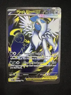 Pokemon Mega Absol ex 161/132 Ultra Rare Mega Evolution NM - Image 1