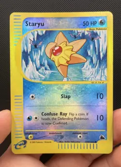 Pokemon TCG Card - Staryu (Skyridge) 104/144 Reverse Holo Common Vintage EReader - Image 1
