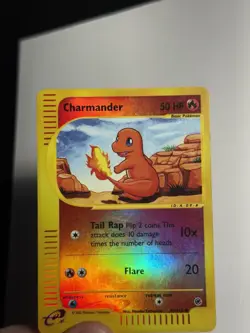 Pokemon Expedition E-Reader Charmander, Meganium, Dugtrio Reverse Holo Lot - Image 3