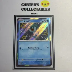 Pokemon TCG Quaxly Svp Black Star Promos SVP082 Holo Promo Promo - Image 1