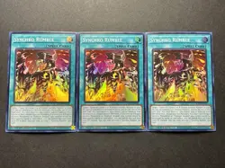 3x Synchro Rumble | AGOV-EN060 | Super Rares | LP | 1st Edition | YuGiOh! - Image 1