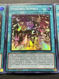3x Synchro Rumble | AGOV-EN060 | Super Rares | LP | 1st Edition | YuGiOh! - Image 5