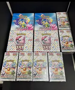 Pokemon Booster Box Japanese 151 battle partners Prismatic Evolutions 10set - Image 1