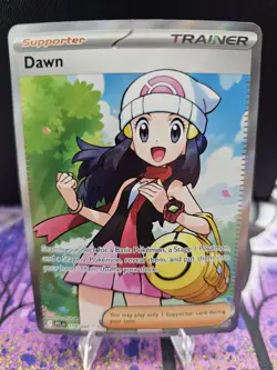Pokemon Dawn Trainer Supporter Ultra Rare Full Art Holo 118/094 English - Image 1