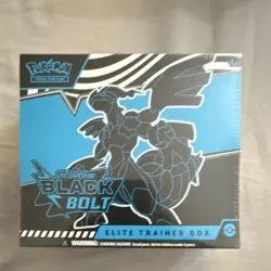 Pokemon TCG Scarlet & Violet Black Bolt Elite Trainer Box Zekrom - Image 1