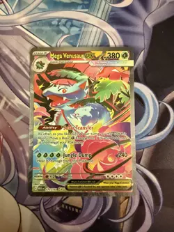 Pokemon TCG Mega Venusaur 177/132 Mega Evolution Special Illustration Rare SIR - Image 1