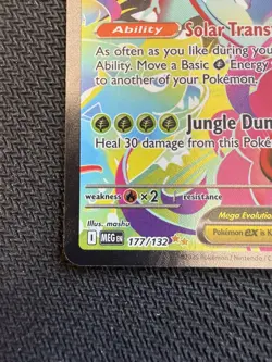 Pokemon TCG Mega Venusaur 177/132 Mega Evolution Special Illustration Rare SIR - Image 4