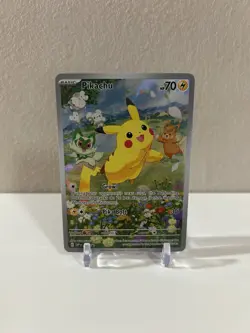Pokemon Scarlet & Violet Promo Pikachu 088 Holo LP - Image 1