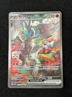 Pokemon TCG Reshiram EX 166/086 White Flare Special Illustration Rare Holo - Image 1