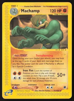 Machamp Non Holo 51/165 Pokemon Expedition - Image 1