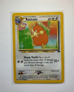 Raticate 6/18 Southern Islands Promo Pokemon Card LP - Image 1