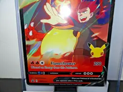 2021 JUMBO LANCE'S CHARIZARD V Celebrations 25th Holo Promo Pokemon SWSH133 NM A - Image 4