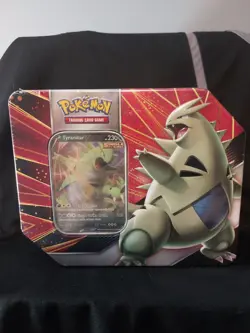 Tyranitar V Strikers Tin - 3x Evolving Skies & 2x Brilliant Stars - Pokemon TCG - Image 1