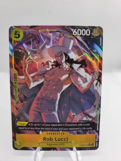 Rob Lucci ST29-013 Parallel Starter Deck Promo One Piece Card English - Image 1