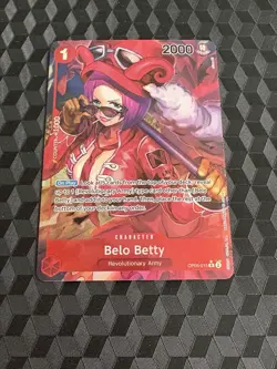 Belo Betty OP05-015 Awakening of the New Era Alternate Art One Piece CCG NM - Image 1