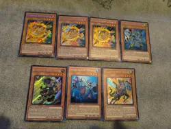 Gladiator Beast Laquari, Murmillo, Equeste, Darius & Sector Secret Rares LP/MP - Image 1