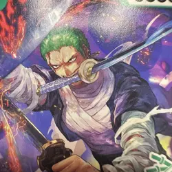 Roronoa Zoro OP12-036 C, GREEN 3 SWORD LOGO 24, one piece card, NIJIMAARC - Image 3