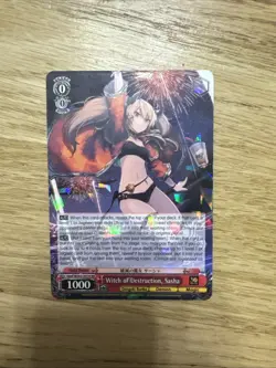 Weiss Schwarz Dengeki Bunko Witch Of Destruction, Sasha - Image 1