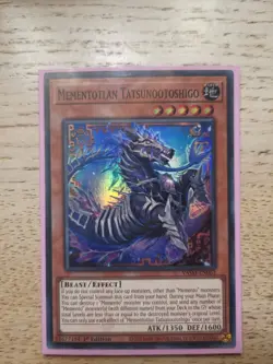 VASM-EN003 Mementotlan Tatsunootoshigo Super Rare 1st Edition YuGiOh - Image 1