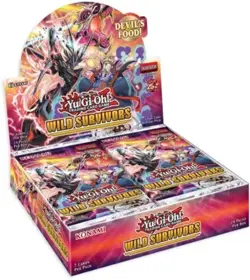 Wild Survivors 1st Edition Booster Box Sealed YGO SEALED Yu-Gi-Oh Booster Boxes - Image 1