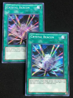 YUGIOH CRYSTAL BEACON RYMP-EN048 SECRET X2 NM - Image 1