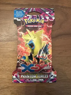Pokemon TCG Vintage XY Phantom Forces Sleeved Booster Pack - Image 1