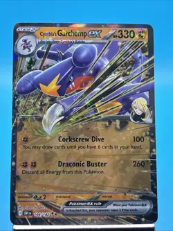 Cynthia's Garchomp EX 104/182 Double Rare Holo- Pokemon TCG Ascended Heroes NM - Image 1