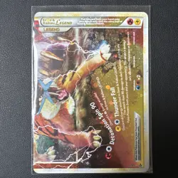Pokemon TCG • Entei & Raikou Legend (Bottom) • HGSS Unleashed 91/95 • LP - Image 1