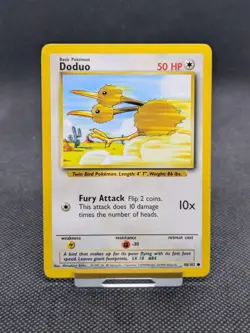 Pokemon Doduo Base Set 48/102 Common WOTC LP EXCELLENT - Image 1