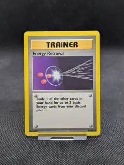 Pokemon Energy Retrieval Base Set 81/102 Uncommon LP-NM - Image 1