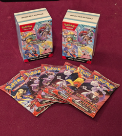 Pokemon TCG: Journey Together Booster Bundle x2 + Destined Rivals Packs x6 Lot - Image 1