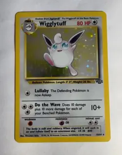 Pokemon TCG Wigglytuff Jungle 16/64 Holo Unlimited Holo Rare - Image 1