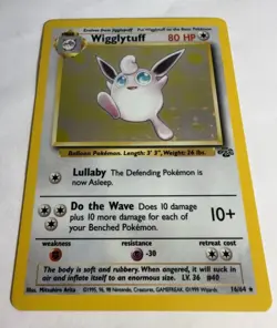 Pokemon TCG Wigglytuff Jungle 16/64 Holo Unlimited Holo Rare - Image 2