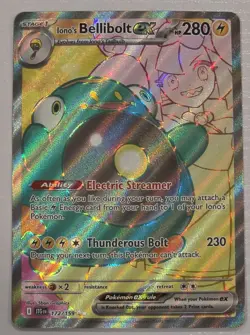 Pokemon TCG Ionos Bellibolt Ex X2 188/159 & 172/159 Full Arts Journey Together - Image 4