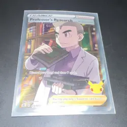 Professor's Research 024/025 Celebrations Ultra Rare Full Art Holo Pokemon TCG - Image 1