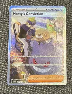Pokemon TCG Trainer Morty's Conviction 211/162 Temporal Forces - Image 1