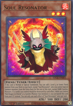 Soul Resonator - SDCK-EN001 - Ultra Rare 1st Edition - Near Mint YuGiOh - Image 1