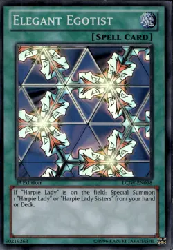 Elegant Egotist 1st Ed Super Rare LCJW-EN098 Yu-Gi-Oh! - Image 1