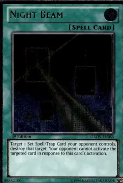 Night Beam EU 1st Ed Ultimate Rare GAOV-EN055 Yu-Gi-Oh! - Image 1